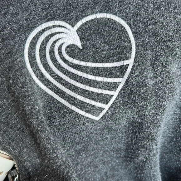 Tone it Up Gray Zip Up Hoodie - Picture 4 of 6